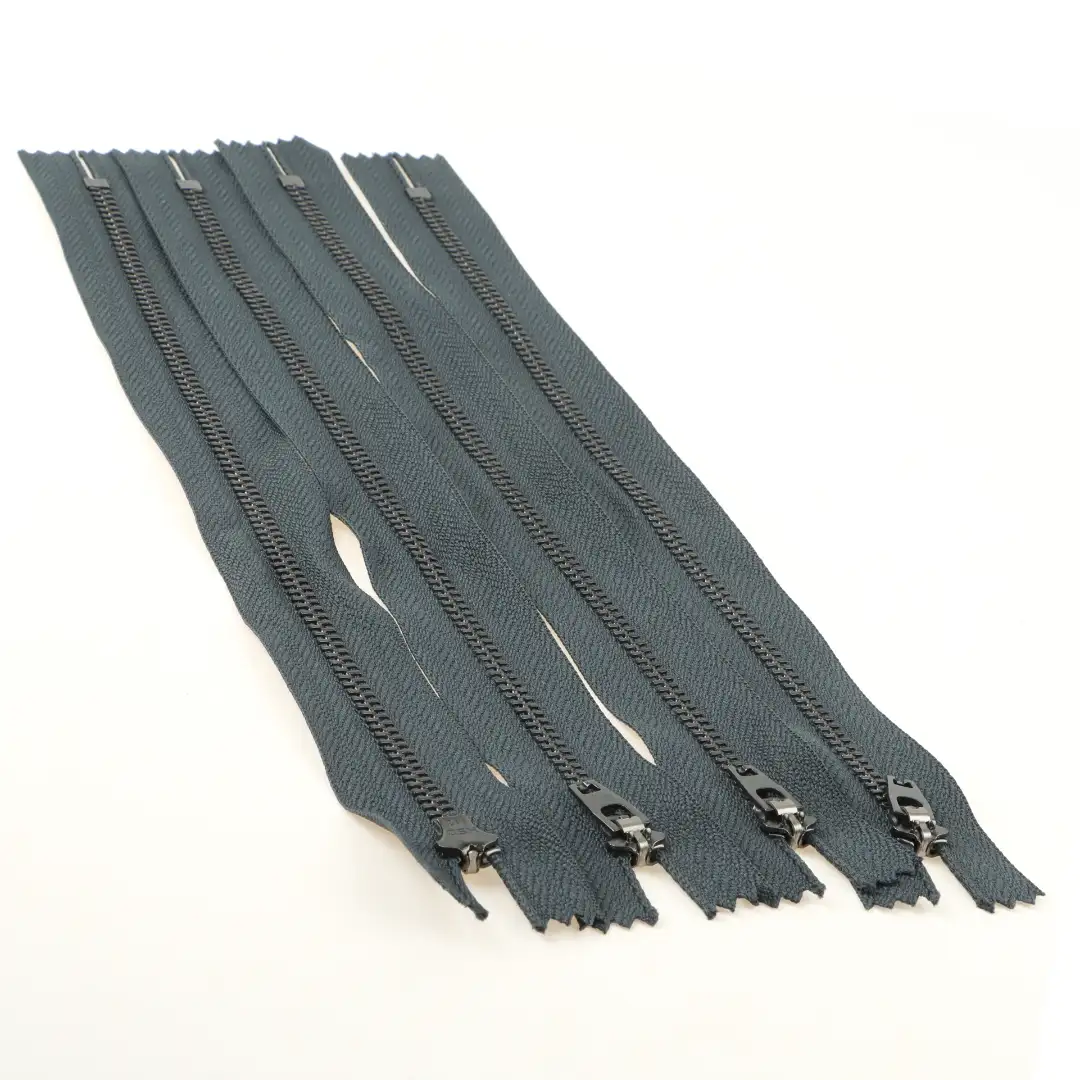 Gray Close Metal Zippers Zipper for Overcoat buy garments accessories in bulk from China wholesaler at wholesale price free worldwide shipping Alibaba