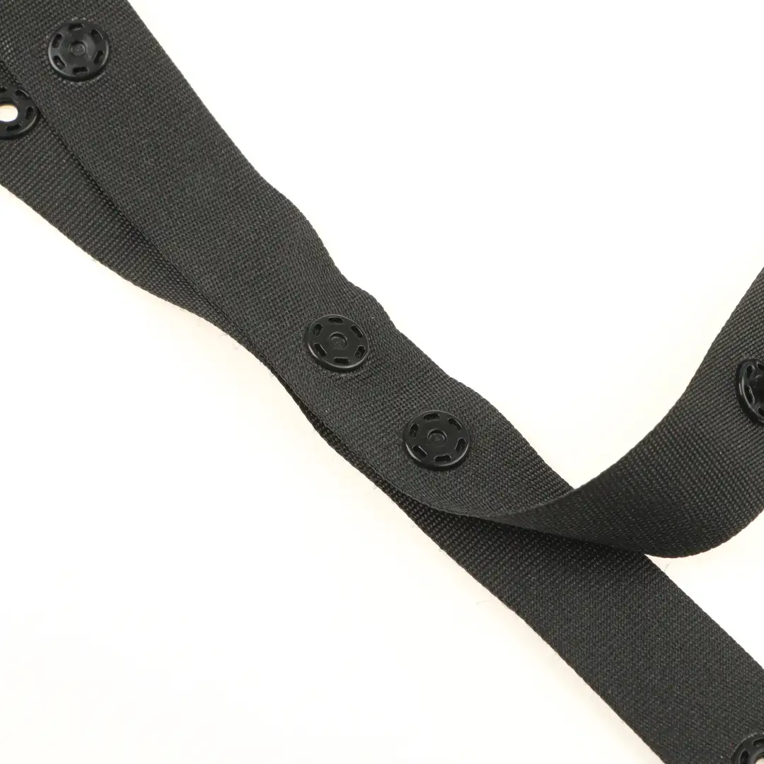 Black  Polyester Elastic / Tape for Jump suit buy garments accessories in bulk from China wholesaler at wholesale price free worldwide shipping Alibaba