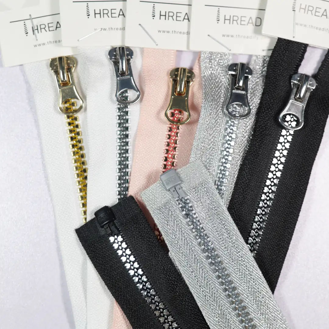 sliver Open Plastic Zipper for Interlining buy garments accessories in bulk from China wholesaler at wholesale price free worldwide shipping Alibaba