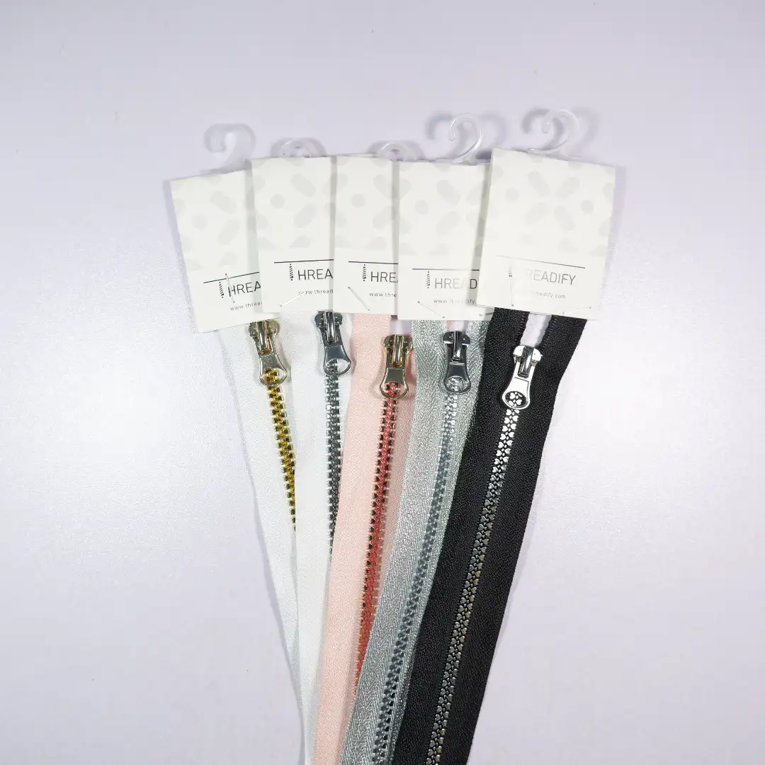 sliver Open Plastic Zipper for Interlining buy garments accessories in bulk from China wholesaler at wholesale price free worldwide shipping Alibaba