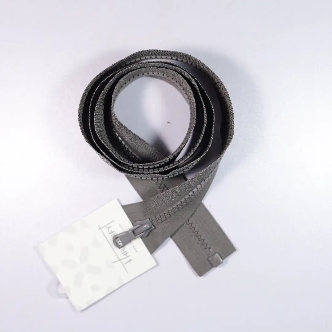 grey Open Plastic Zipper for Interlining buy garments accessories in bulk from China wholesaler at wholesale price free worldwide shipping Alibaba