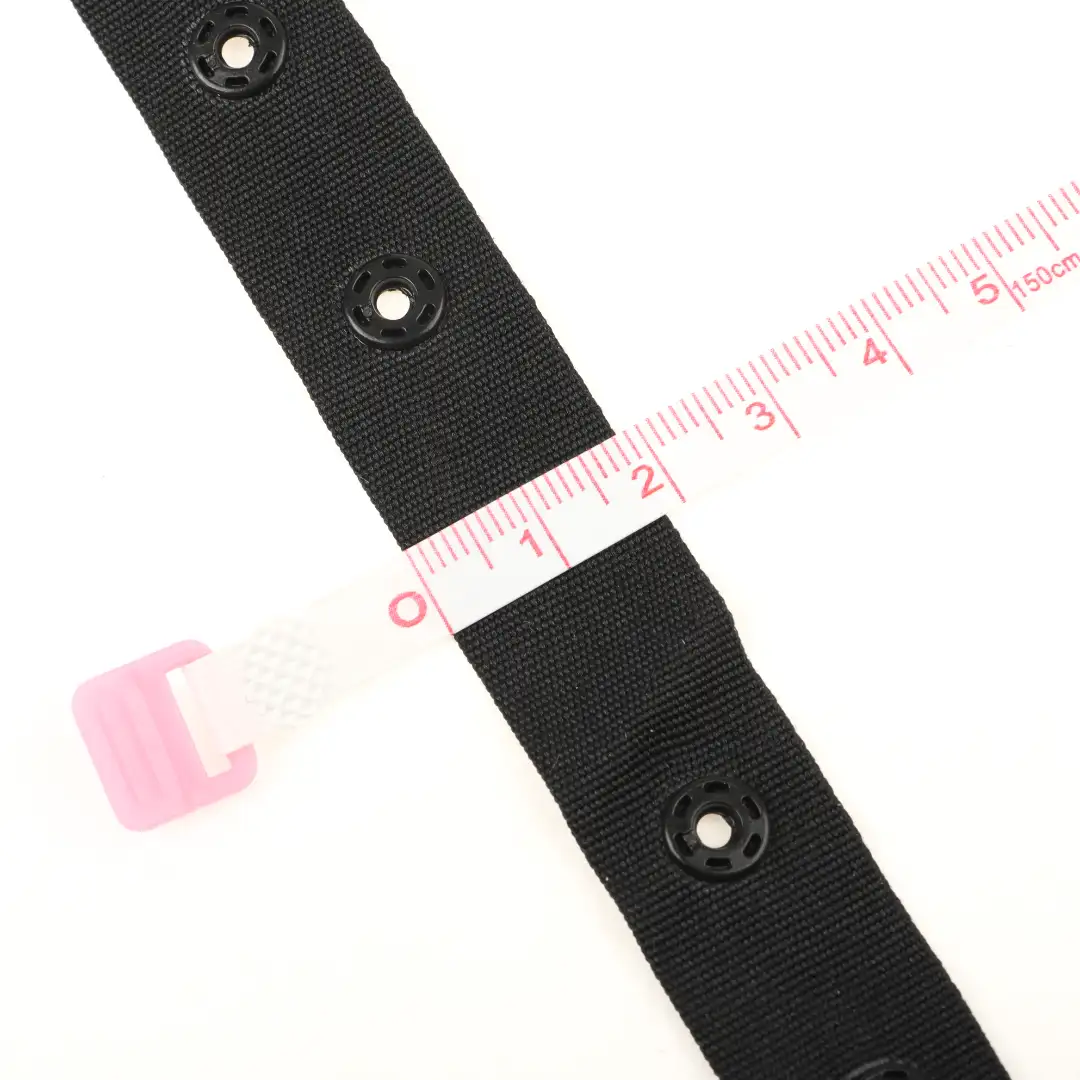 Black  Polyester Elastic / Tape for Jump suit buy garments accessories in bulk from China wholesaler at wholesale price free worldwide shipping Alibaba