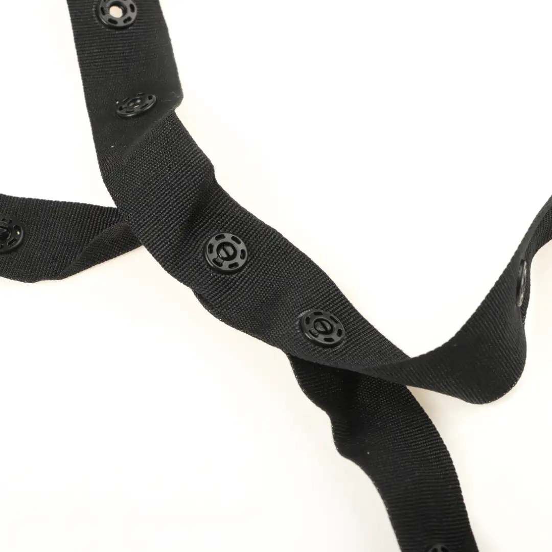 Black  Polyester Elastic / Tape for Jump suit buy garments accessories in bulk from China wholesaler at wholesale price free worldwide shipping Alibaba