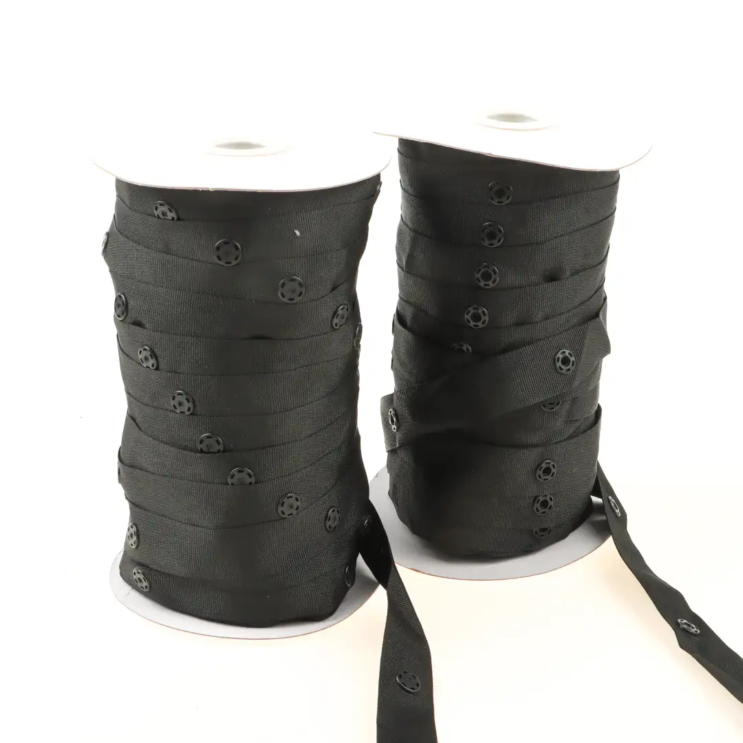 Black  Polyester Elastic / Tape for Jump suit buy garments accessories in bulk from China wholesaler at wholesale price free worldwide shipping Alibaba