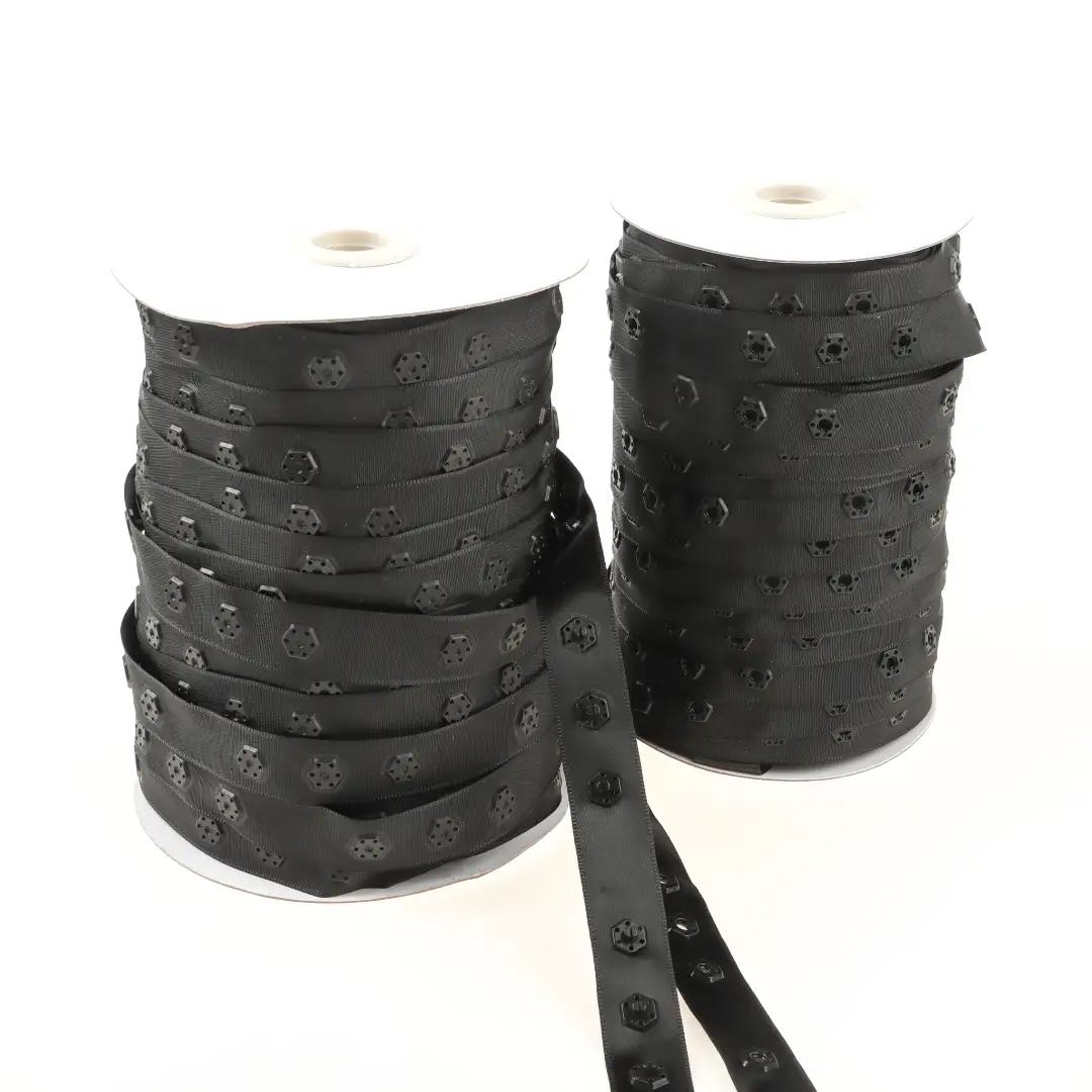 Black  Polyester Elastic / Tape for Jump suit buy garments accessories in bulk from China wholesaler at wholesale price free worldwide shipping Alibaba