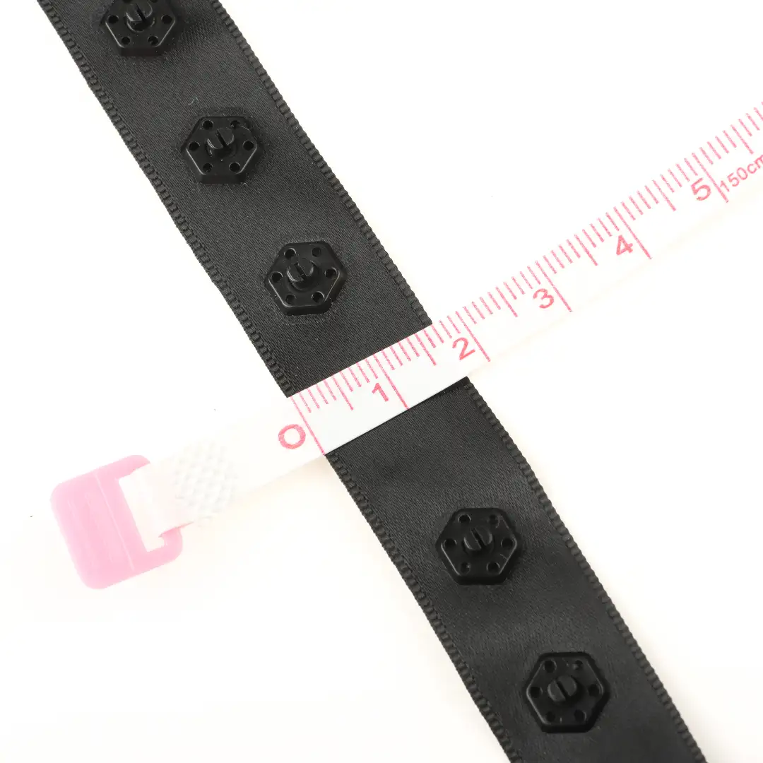 Black  Polyester Elastic / Tape for Jump suit buy garments accessories in bulk from China wholesaler at wholesale price free worldwide shipping Alibaba