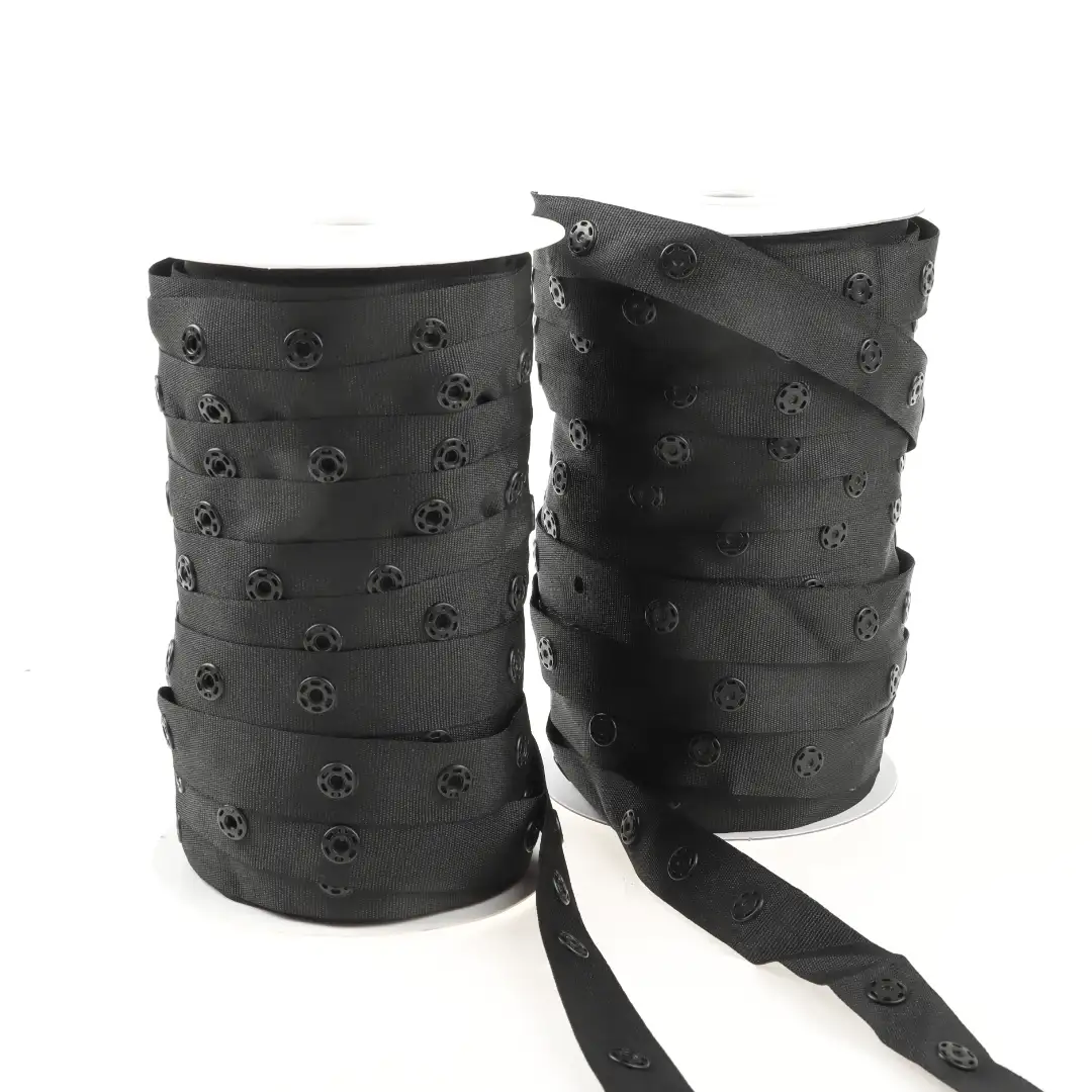 Black  Polyester Elastic / Tape for Jump suit buy garments accessories in bulk from China wholesaler at wholesale price free worldwide shipping Alibaba