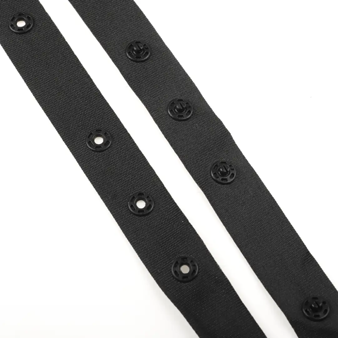 Black  Polyester Elastic / Tape for Jump suit buy garments accessories in bulk from China wholesaler at wholesale price free worldwide shipping Alibaba