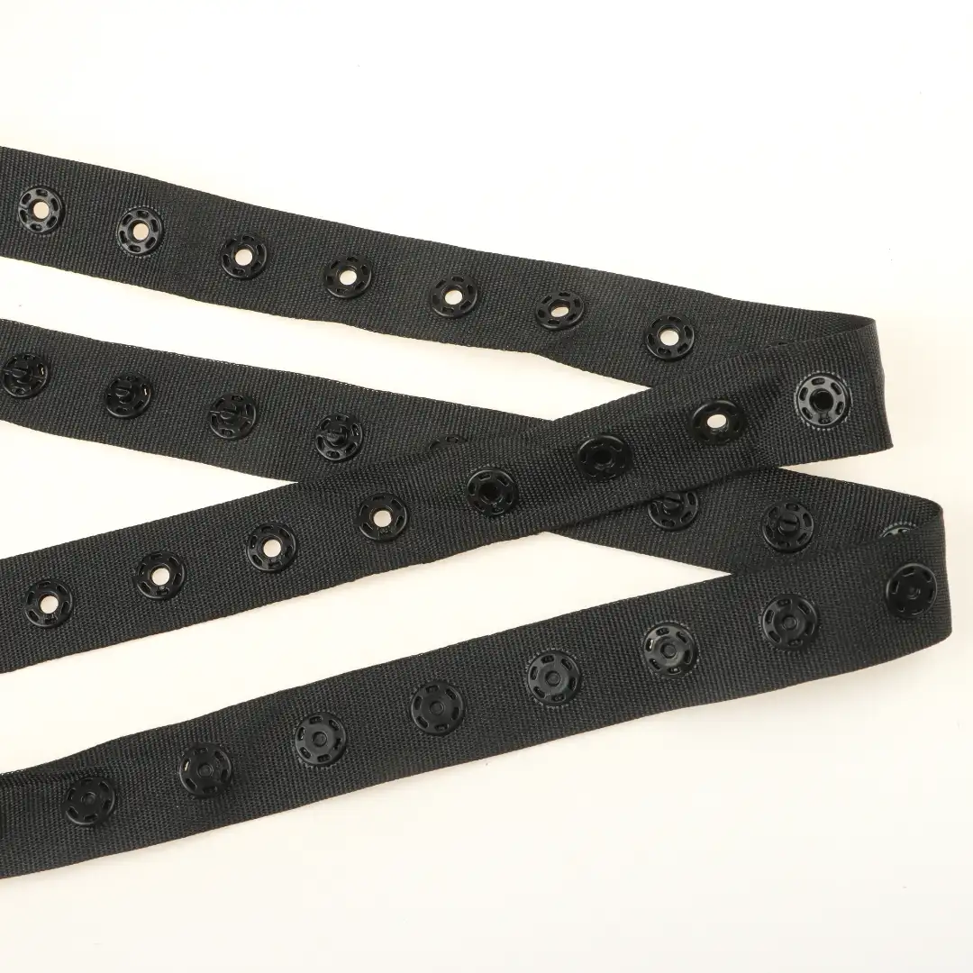 Black  Polyester Elastic / Tape for Jump suit buy garments accessories in bulk from China wholesaler at wholesale price free worldwide shipping Alibaba