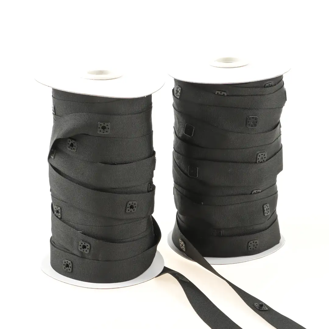 Black  Polyester Elastic / Tape for Jump suit buy garments accessories in bulk from China wholesaler at wholesale price free worldwide shipping Alibaba