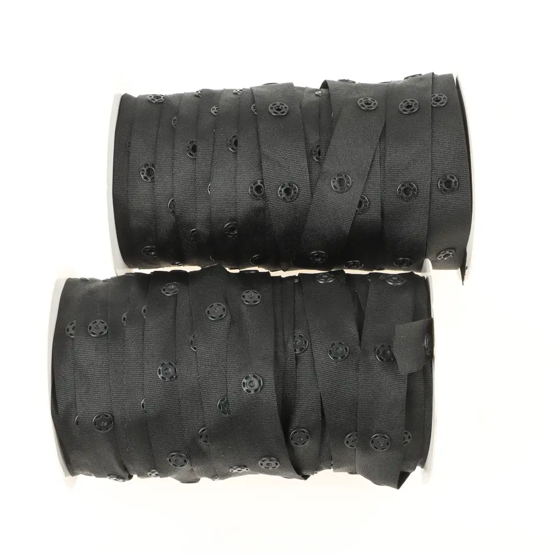 Black  Polyester Elastic / Tape for Jump suit buy garments accessories in bulk from China wholesaler at wholesale price free worldwide shipping Alibaba