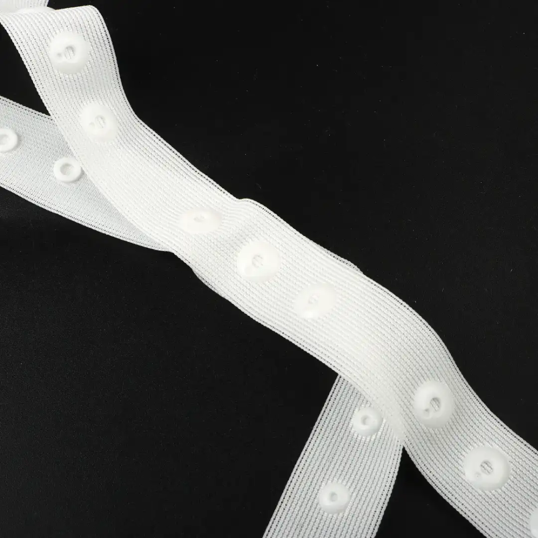 White  Polyester Elastic / Tape for Jump suit buy garments accessories in bulk from China wholesaler at wholesale price free worldwide shipping Alibaba