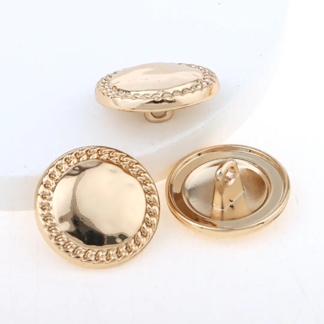 Gold 1 holes Metal Button for Overcoat buy garments accessories in bulk from China wholesaler at wholesale price free worldwide shipping Alibaba