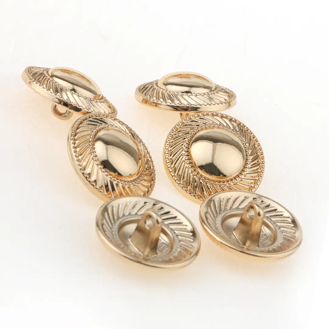 Gold 1 holes Metal Button for Overcoat buy garments accessories in bulk from China wholesaler at wholesale price free worldwide shipping Alibaba