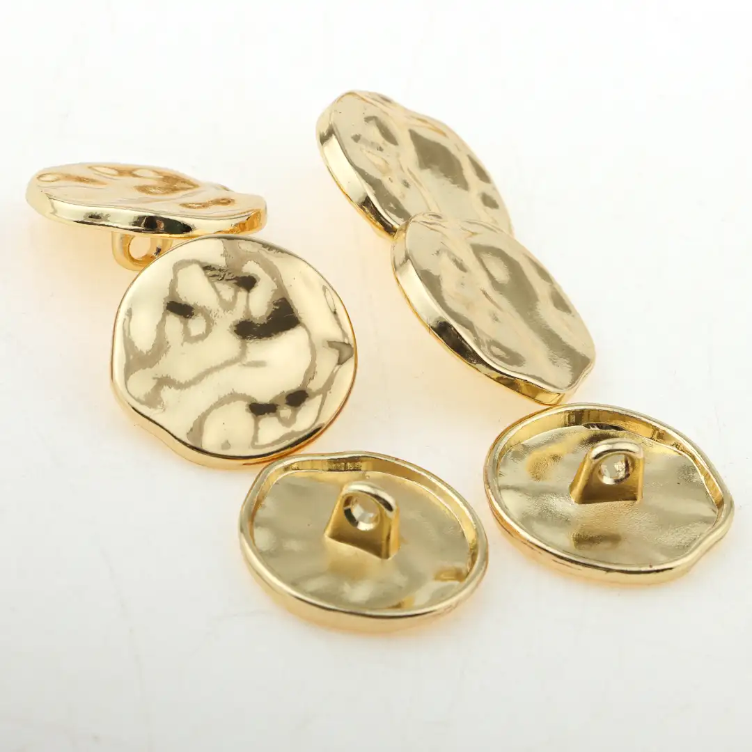 Gold 1 holes Metal Button for Overcoat buy garments accessories in bulk from China wholesaler at wholesale price free worldwide shipping Alibaba