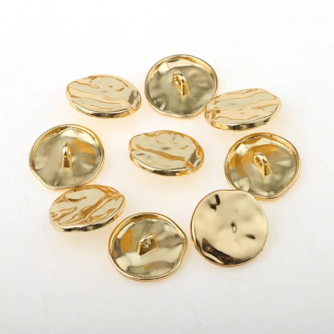 Gold 1 holes Metal Button for Overcoat buy garments accessories in bulk from China wholesaler at wholesale price free worldwide shipping Alibaba