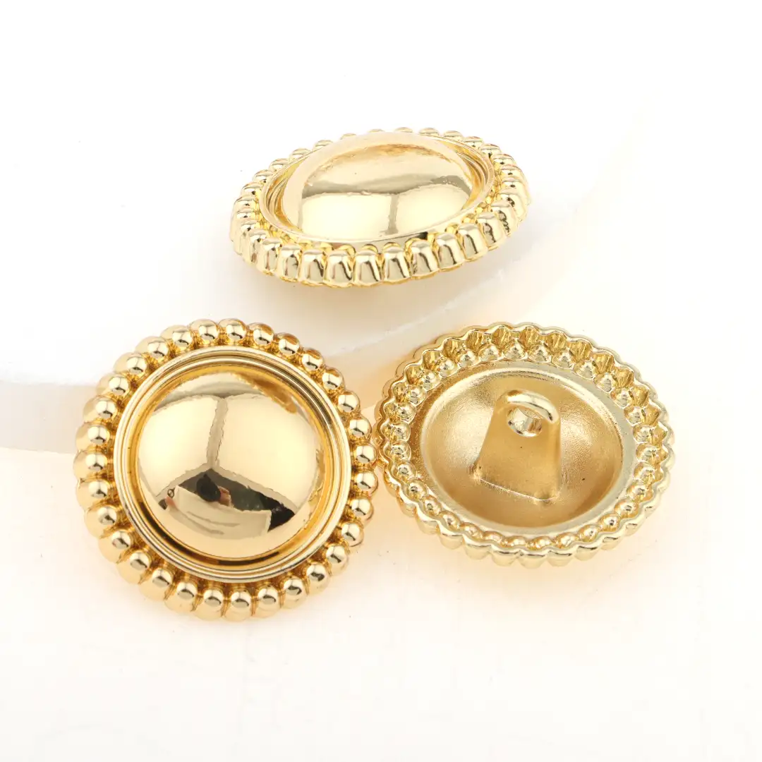 Gold 1 holes Metal Button for Overcoat buy garments accessories in bulk from China wholesaler at wholesale price free worldwide shipping Alibaba
