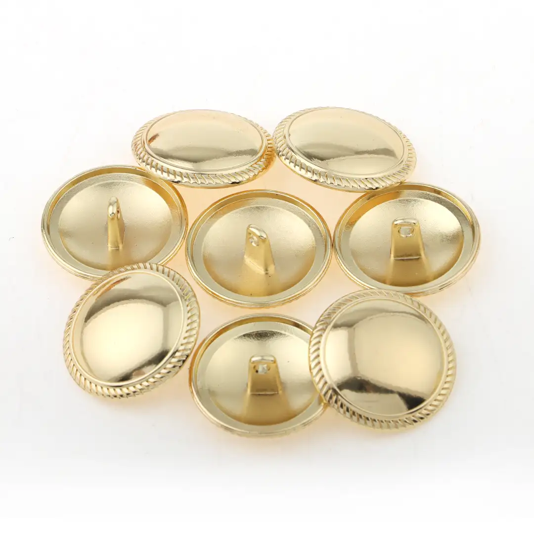 Gold 1 holes Metal Button for Overcoat buy garments accessories in bulk from China wholesaler at wholesale price free worldwide shipping Alibaba
