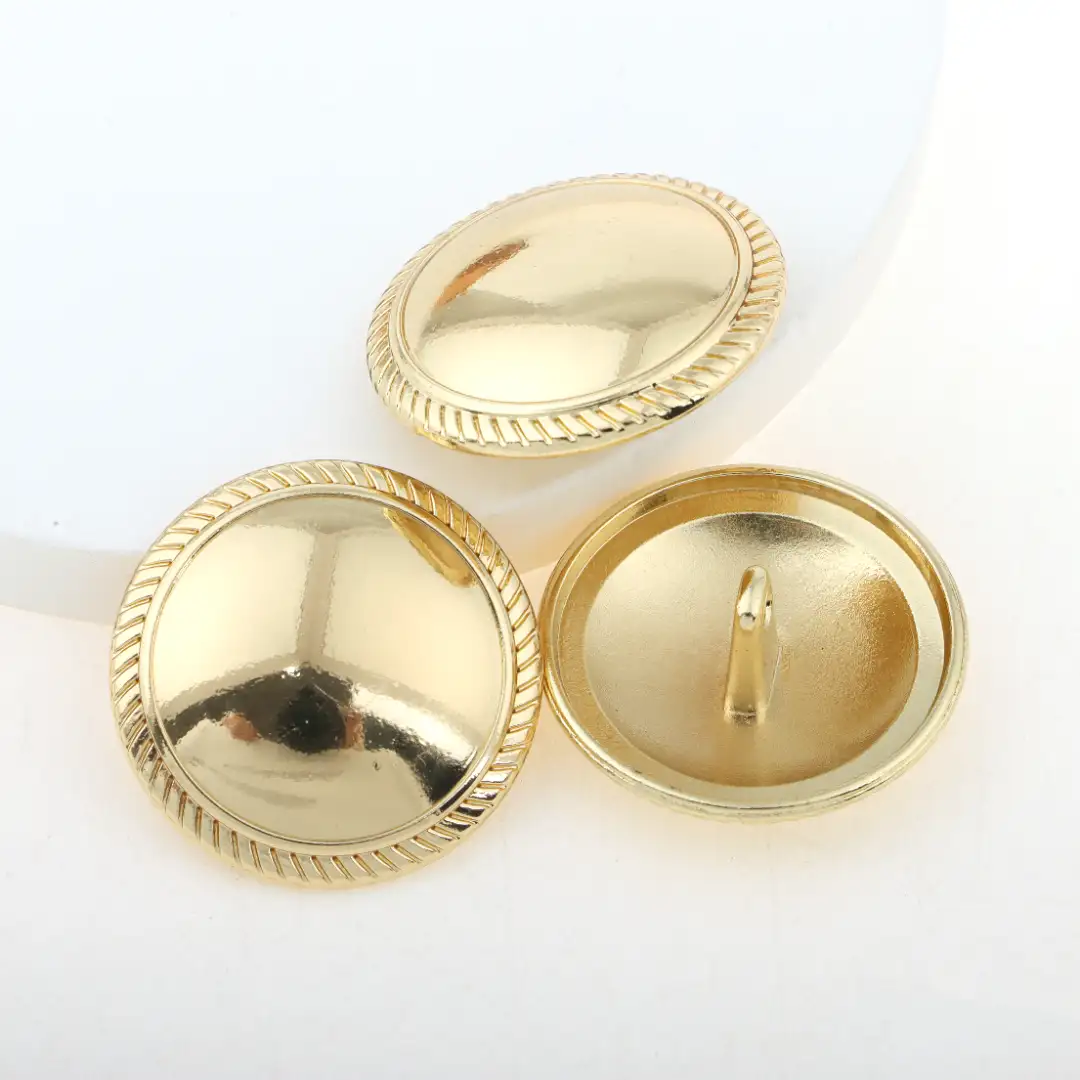 Gold 1 holes Metal Button for Overcoat buy garments accessories in bulk from China wholesaler at wholesale price free worldwide shipping Alibaba