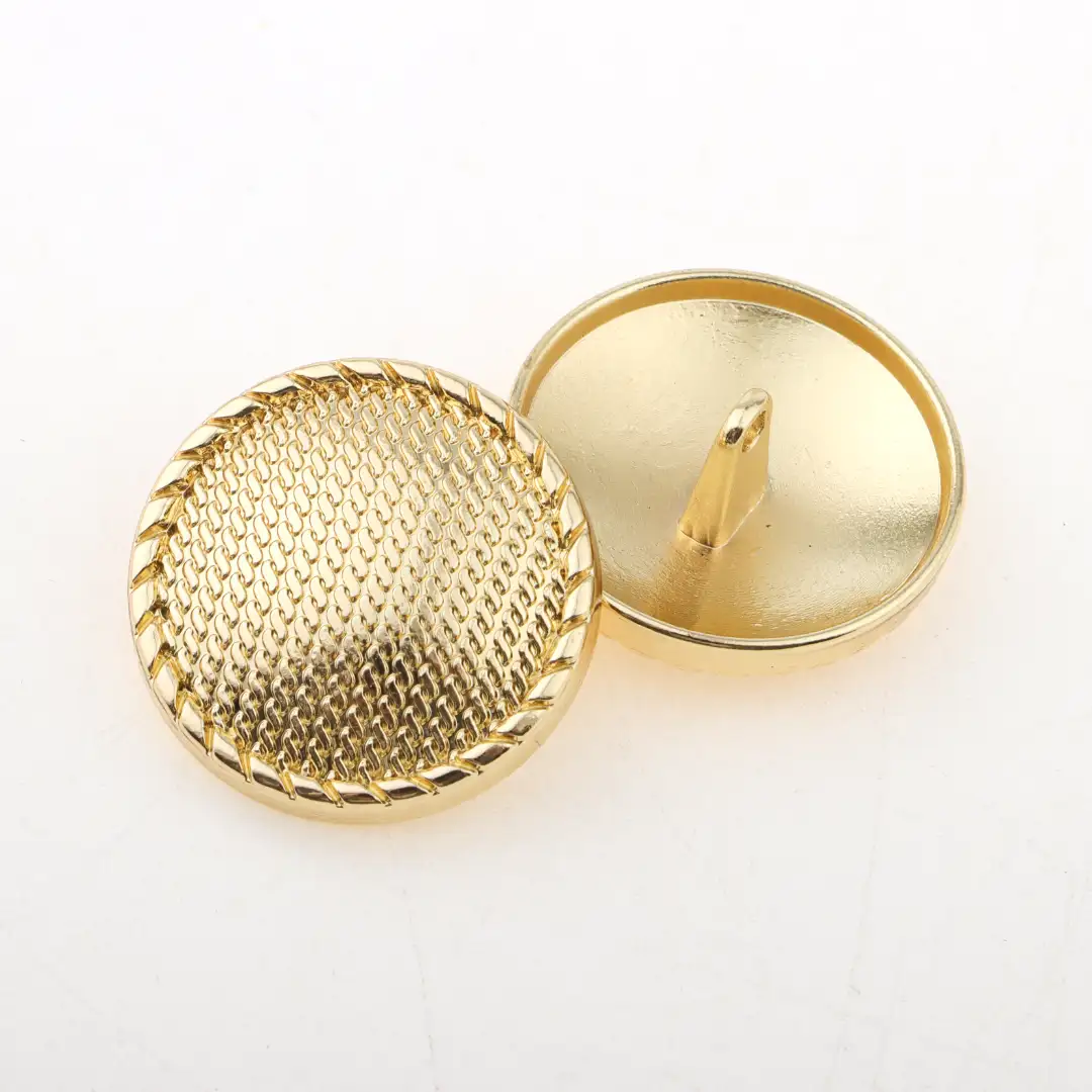 Gold 1 holes Metal Button for Overcoat buy garments accessories in bulk from China wholesaler at wholesale price free worldwide shipping Alibaba