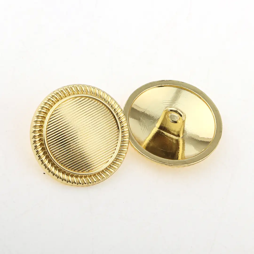 Gold 1 holes Metal Button for Overcoat buy garments accessories in bulk from China wholesaler at wholesale price free worldwide shipping Alibaba