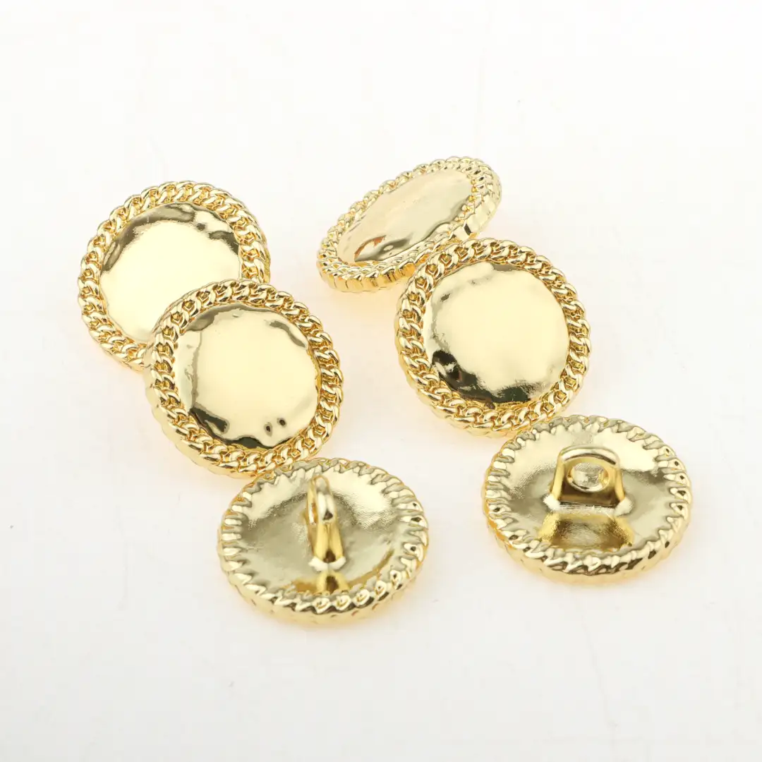 Gold 1 holes Metal Button for Overcoat buy garments accessories in bulk from China wholesaler at wholesale price free worldwide shipping Alibaba