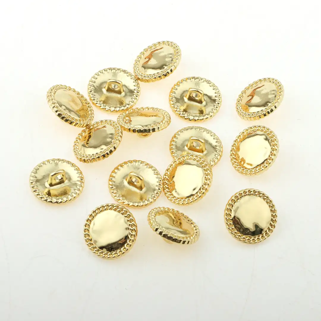Gold 1 holes Metal Button for Overcoat buy garments accessories in bulk from China wholesaler at wholesale price free worldwide shipping Alibaba