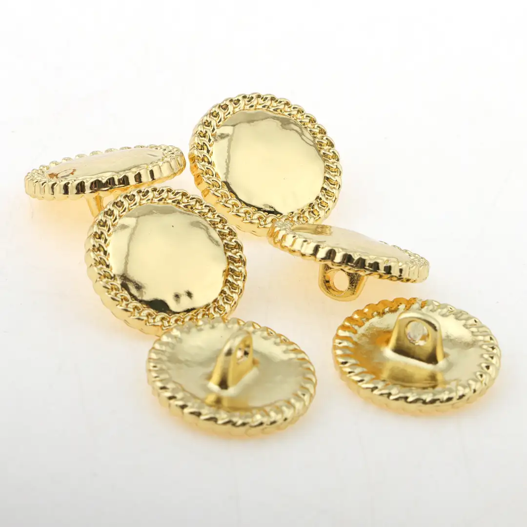 Gold 1 holes Metal Button for Overcoat buy garments accessories in bulk from China wholesaler at wholesale price free worldwide shipping Alibaba