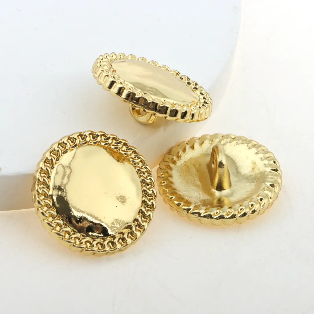 Gold 1 holes Metal Button for Overcoat buy garments accessories in bulk from China wholesaler at wholesale price free worldwide shipping Alibaba