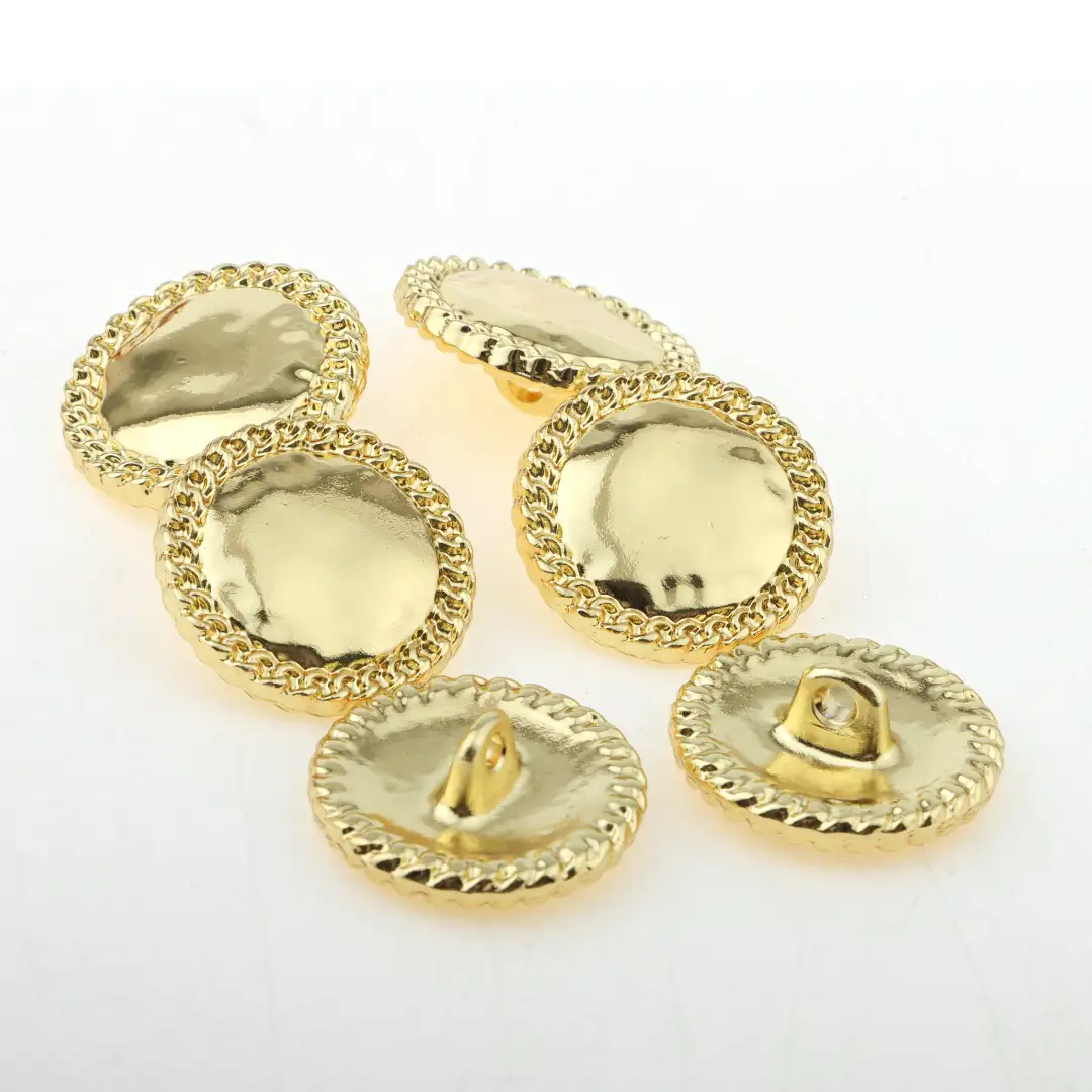 Gold 1 holes Metal Button for Overcoat buy garments accessories in bulk from China wholesaler at wholesale price free worldwide shipping Alibaba