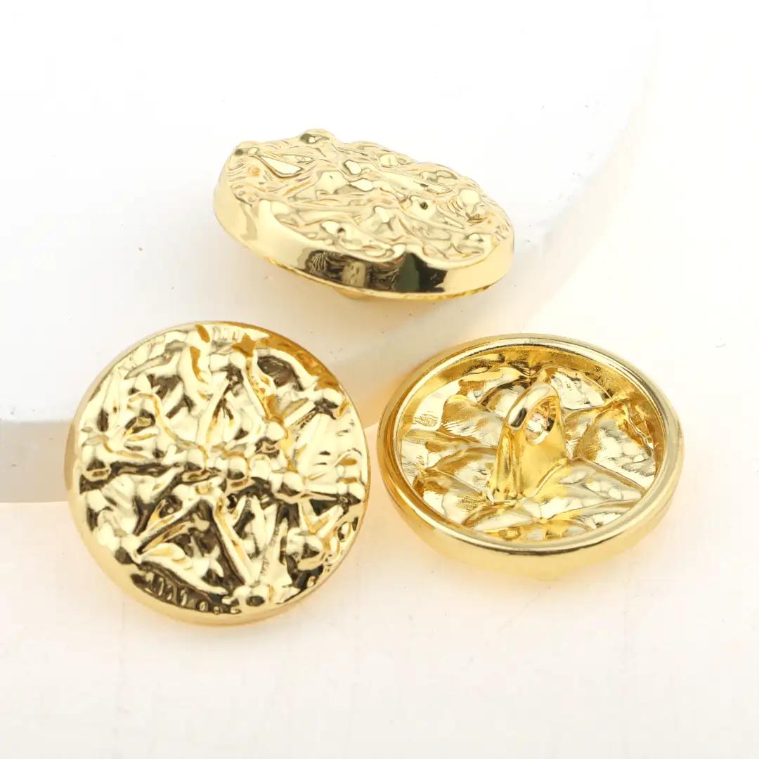 Gold 1 holes Metal Button for Overcoat buy garments accessories in bulk from China wholesaler at wholesale price free worldwide shipping Alibaba