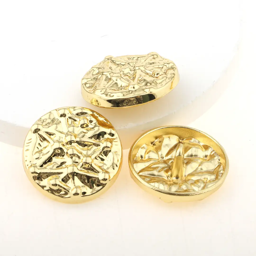 Gold 1 holes Metal Button for Overcoat buy garments accessories in bulk from China wholesaler at wholesale price free worldwide shipping Alibaba