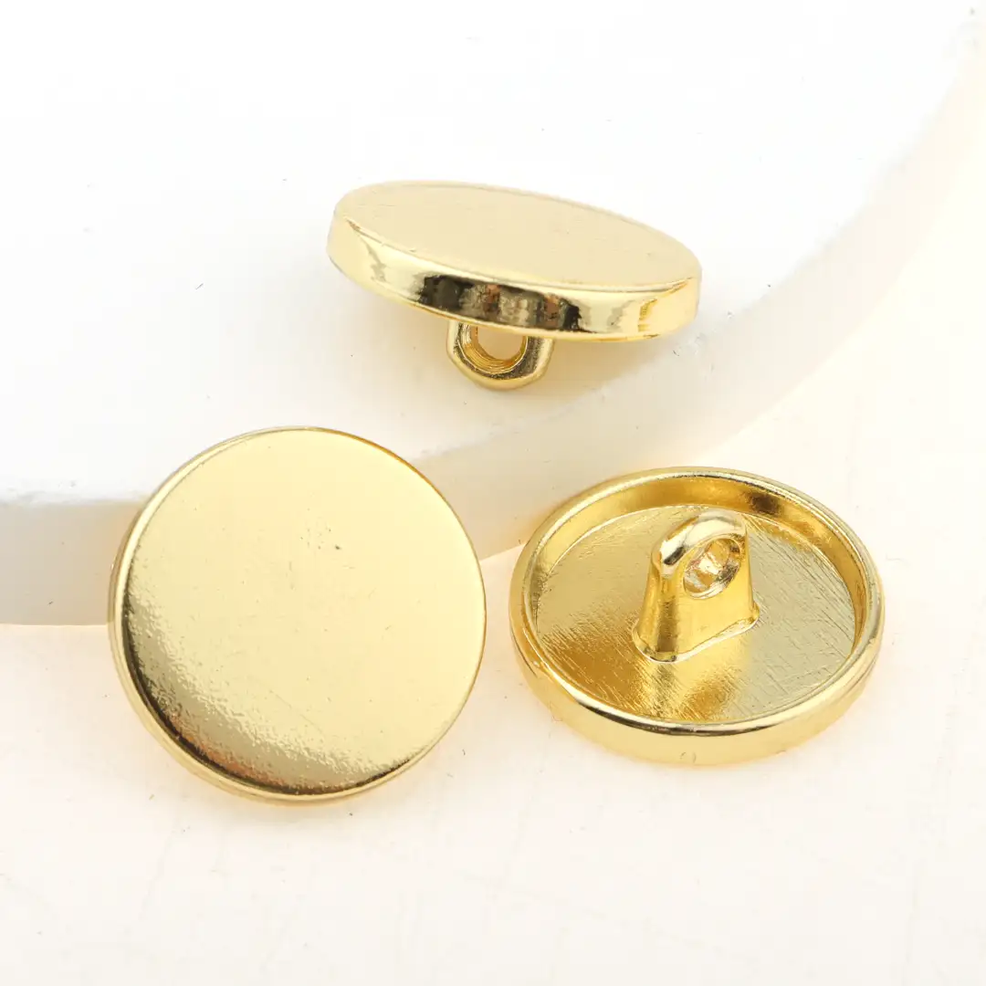 Gold 1 holes Metal Button for Overcoat buy garments accessories in bulk from China wholesaler at wholesale price free worldwide shipping Alibaba