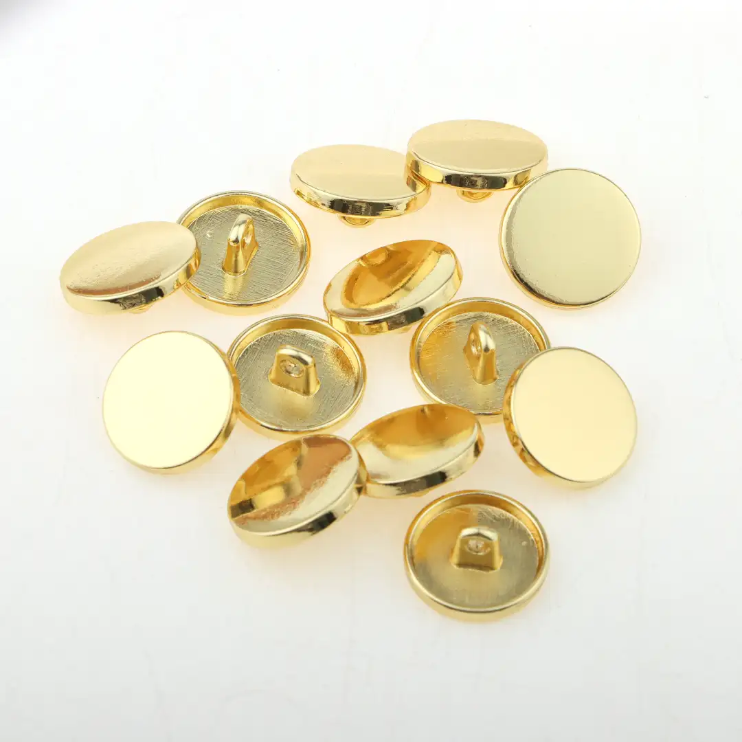 Gold 1 holes Metal Button for Overcoat buy garments accessories in bulk from China wholesaler at wholesale price free worldwide shipping Alibaba