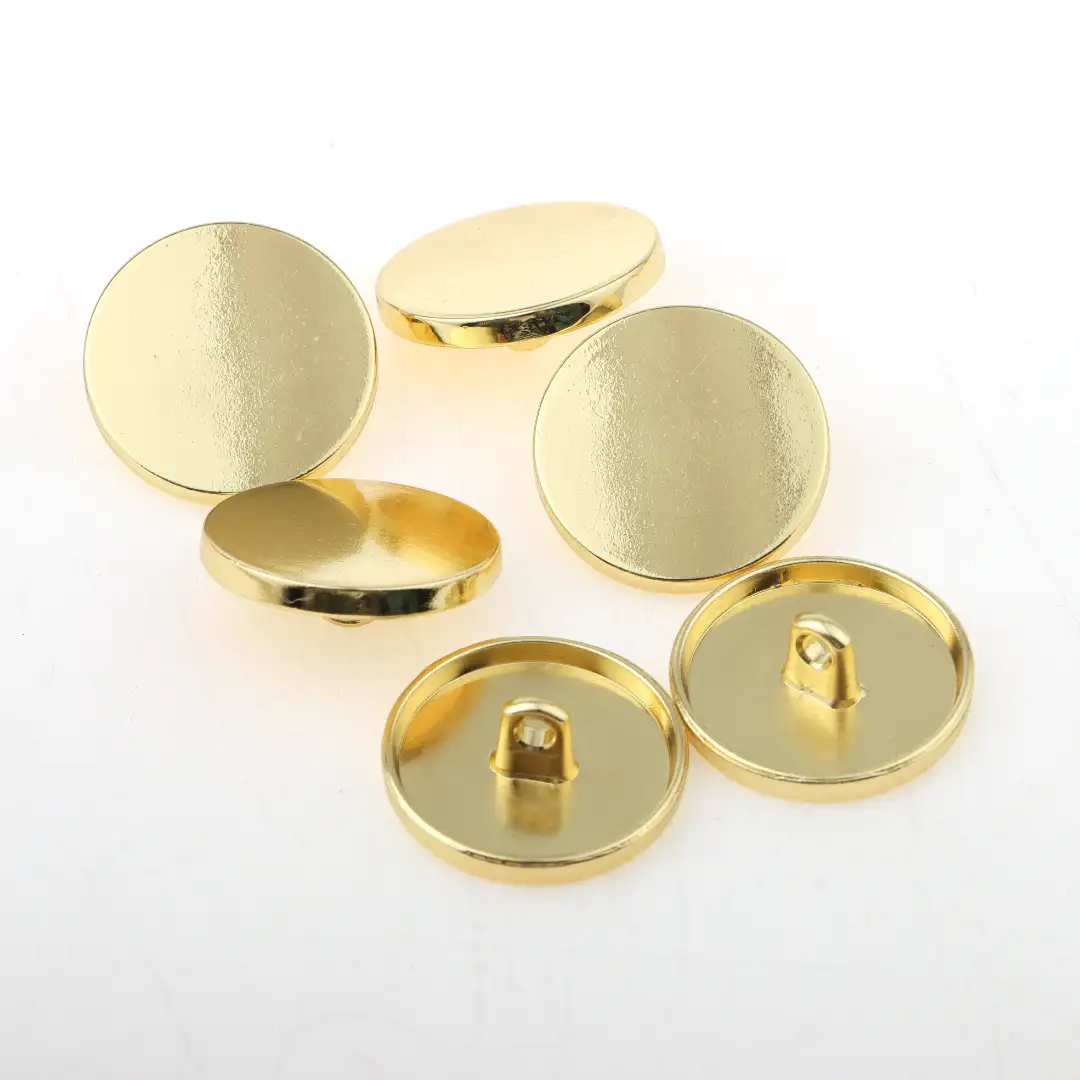 Gold 1 holes Metal Button for Overcoat buy garments accessories in bulk from China wholesaler at wholesale price free worldwide shipping Alibaba