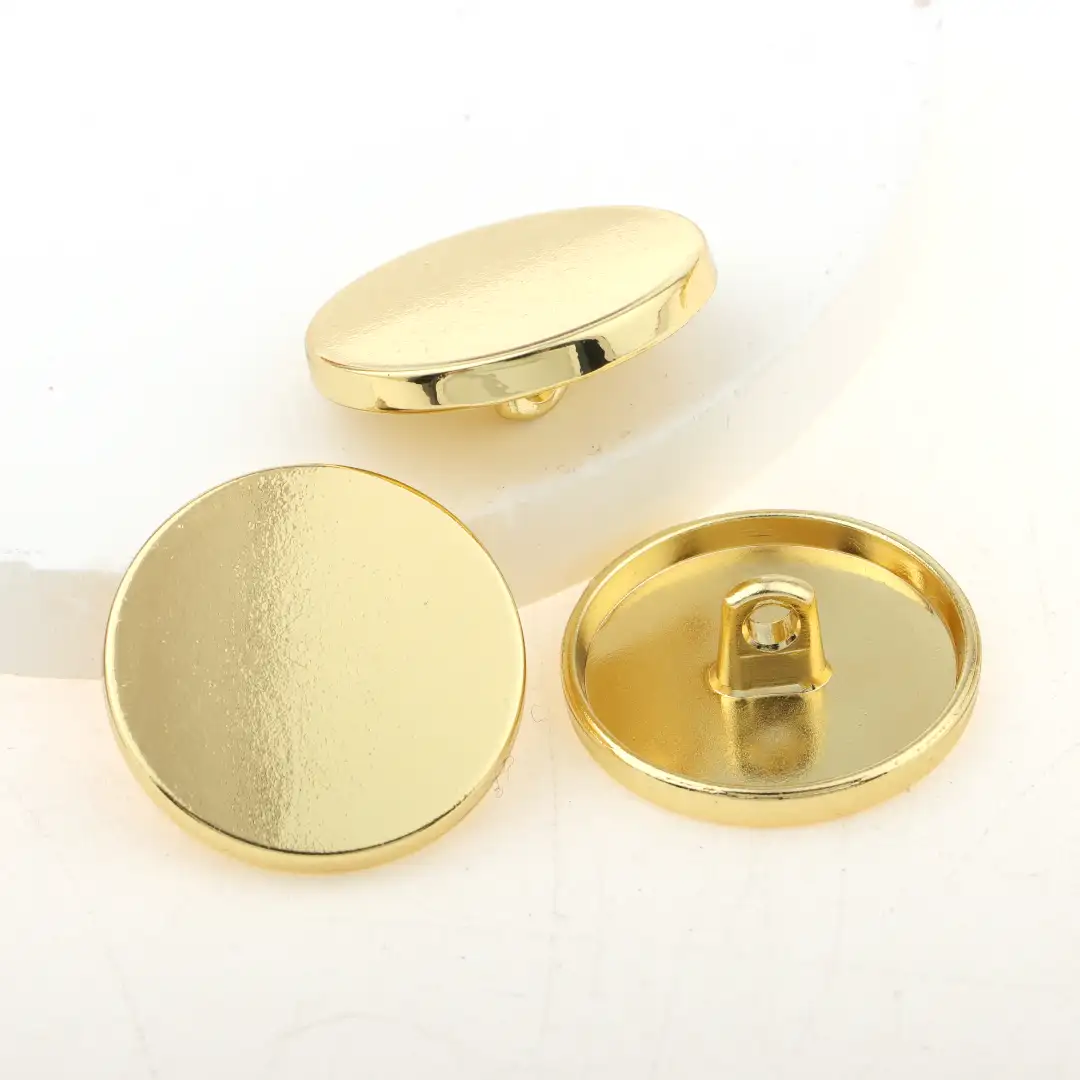 Gold 1 holes Metal Button for Overcoat buy garments accessories in bulk from China wholesaler at wholesale price free worldwide shipping Alibaba