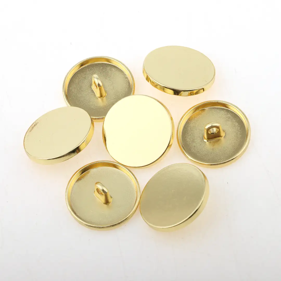Gold 1 holes Metal Button for Overcoat buy garments accessories in bulk from China wholesaler at wholesale price free worldwide shipping Alibaba