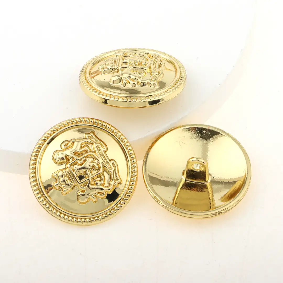 Gold 1 holes Metal Button for Overcoat buy garments accessories in bulk from China wholesaler at wholesale price free worldwide shipping Alibaba