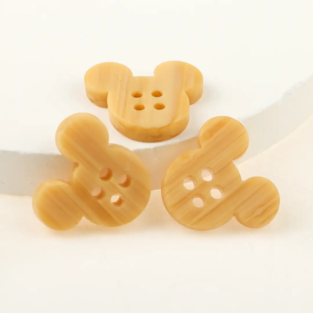 Wood-look color 4 holes Resin Button for T-Shirt buy garments accessories in bulk from China wholesaler at wholesale price free worldwide shipping Alibaba