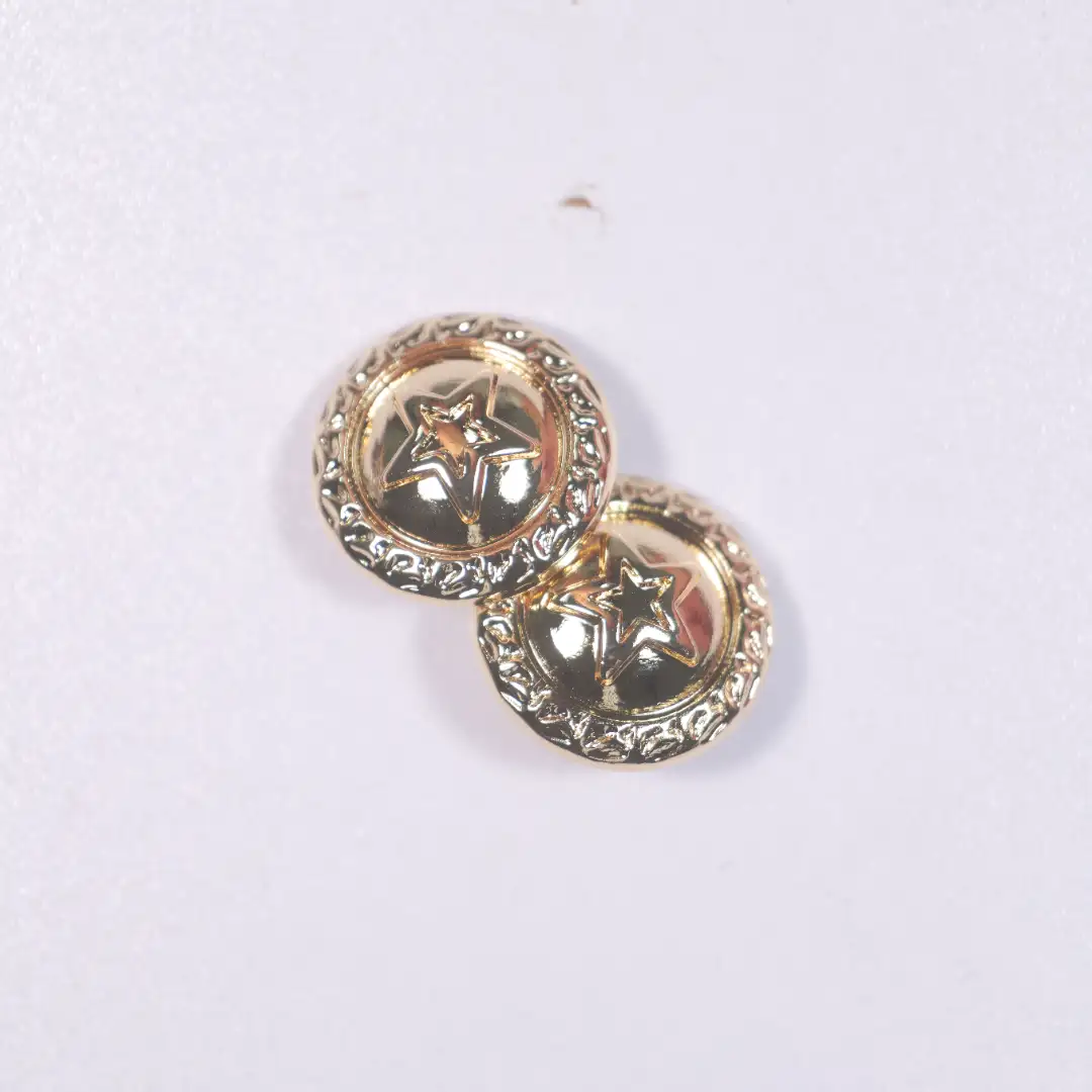 golden 1 holes Metal Button for Blouse buy garments accessories in bulk from China wholesaler at wholesale price free worldwide shipping Alibaba