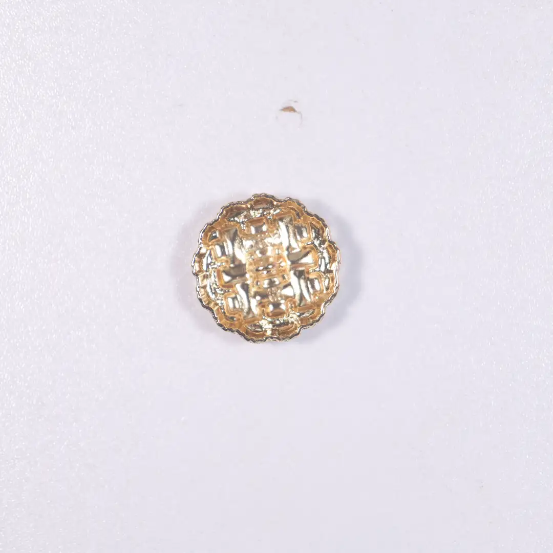 golden 1 holes Metal Button for Blouse buy garments accessories in bulk from China wholesaler at wholesale price free worldwide shipping Alibaba