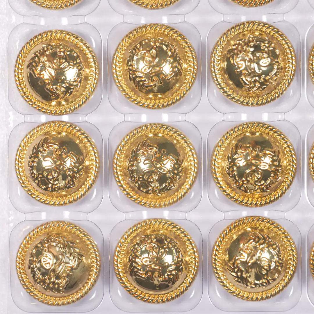 golden 1 holes Metal Button for Blouse buy garments accessories in bulk from China wholesaler at wholesale price free worldwide shipping Alibaba