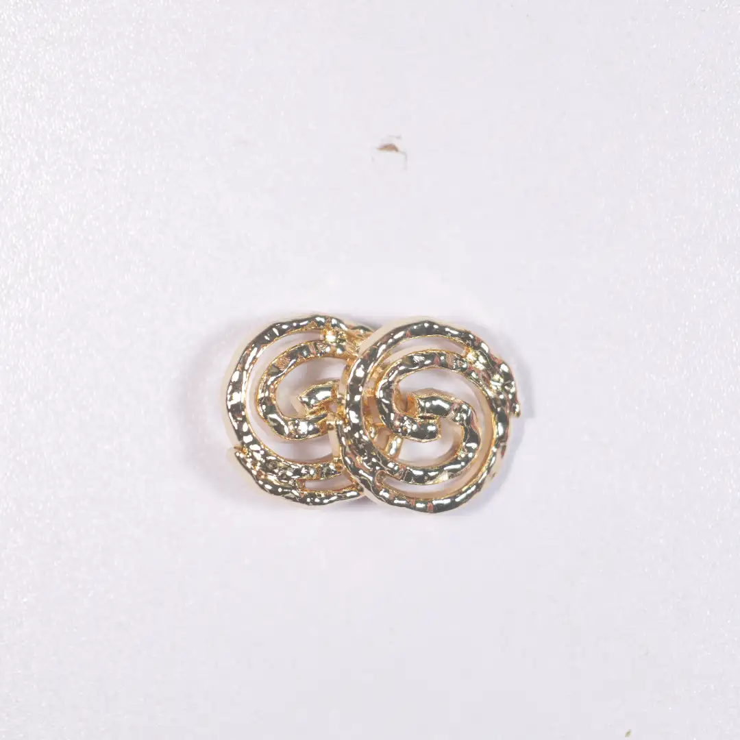 golden 1 holes Metal Button for Blouse buy garments accessories in bulk from China wholesaler at wholesale price free worldwide shipping Alibaba