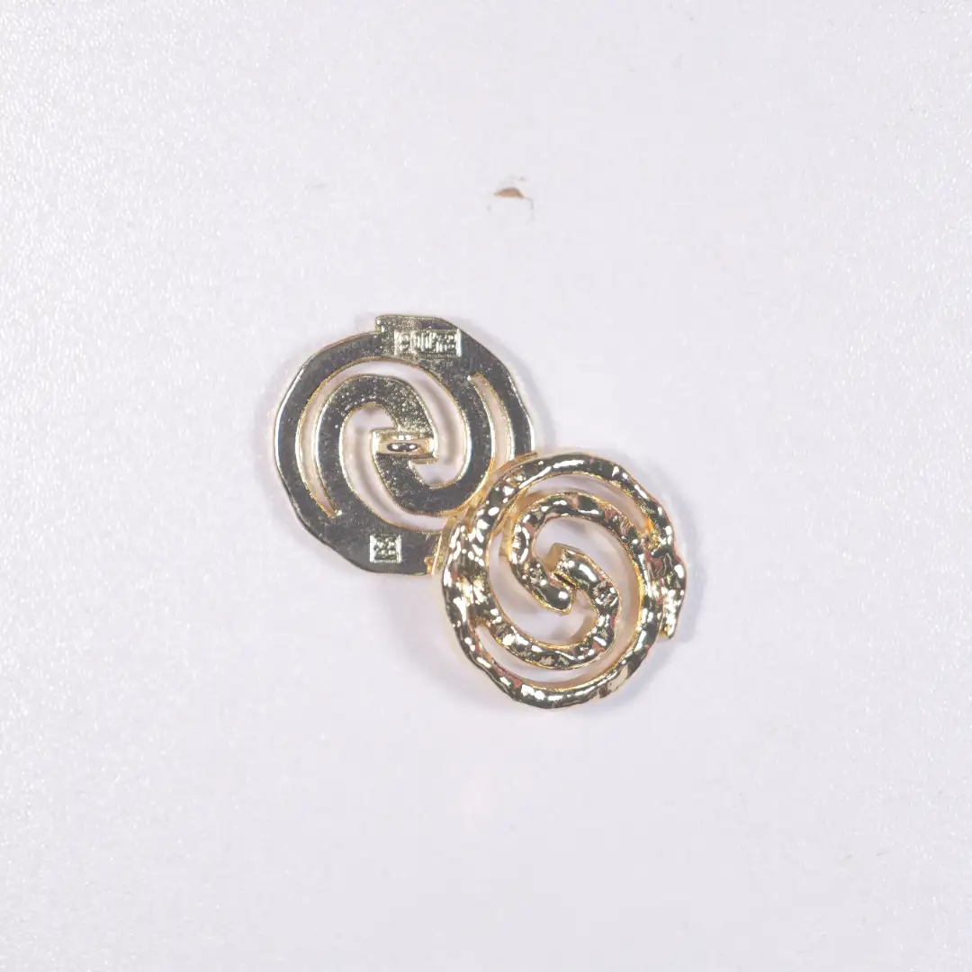 golden 1 holes Metal Button for Blouse buy garments accessories in bulk from China wholesaler at wholesale price free worldwide shipping Alibaba