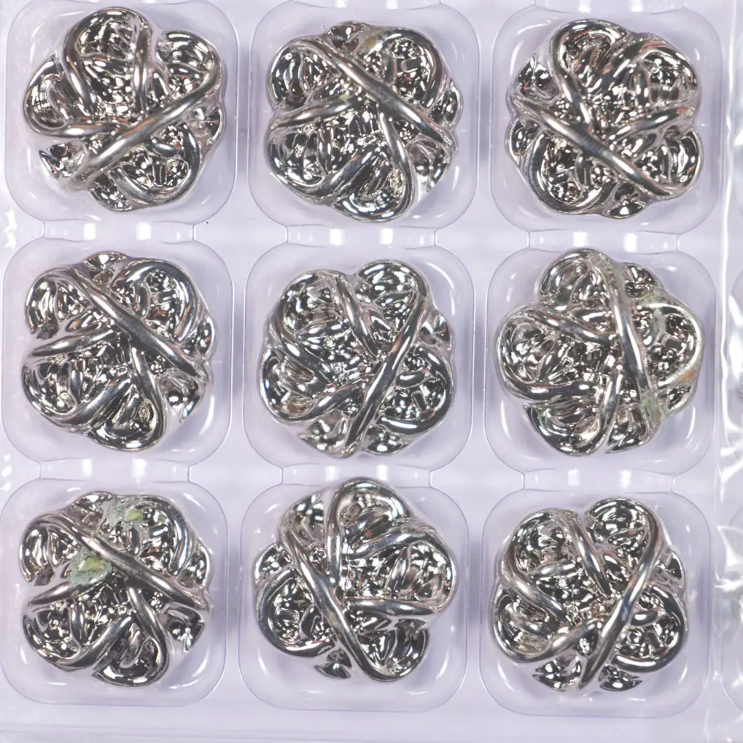 grey 1 holes Metal Button for Blouse buy garments accessories in bulk from China wholesaler at wholesale price free worldwide shipping Alibaba