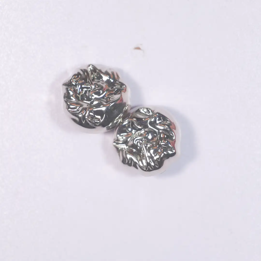 grey 1 holes Metal Button for Blouse buy garments accessories in bulk from China wholesaler at wholesale price free worldwide shipping Alibaba