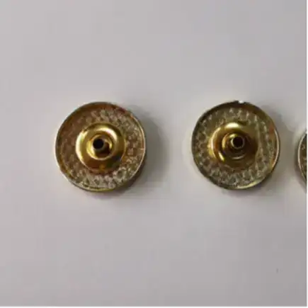 golden 1 holes Metal Button for Jackets buy garments accessories in bulk from China wholesaler at wholesale price free worldwide shipping Alibaba