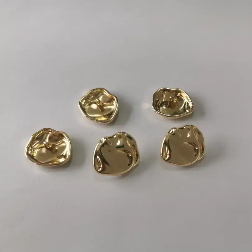 golden 1 holes Metal Button for Trench Coat buy garments accessories in bulk from China wholesaler at wholesale price free worldwide shipping Alibaba