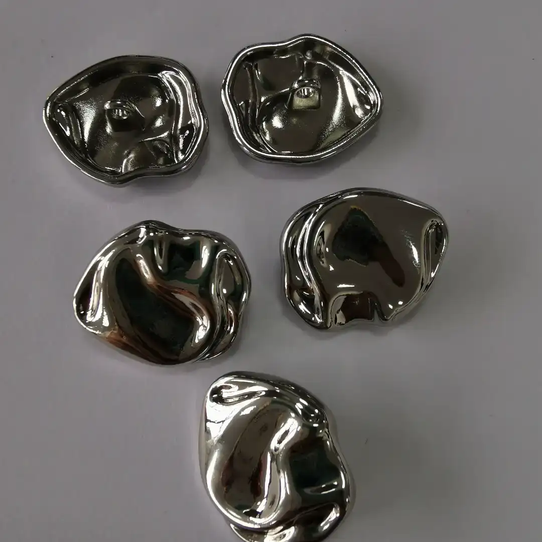 Silver-white 1 holes Metal Button for Trench Coat buy garments accessories in bulk from China wholesaler at wholesale price free worldwide shipping Alibaba