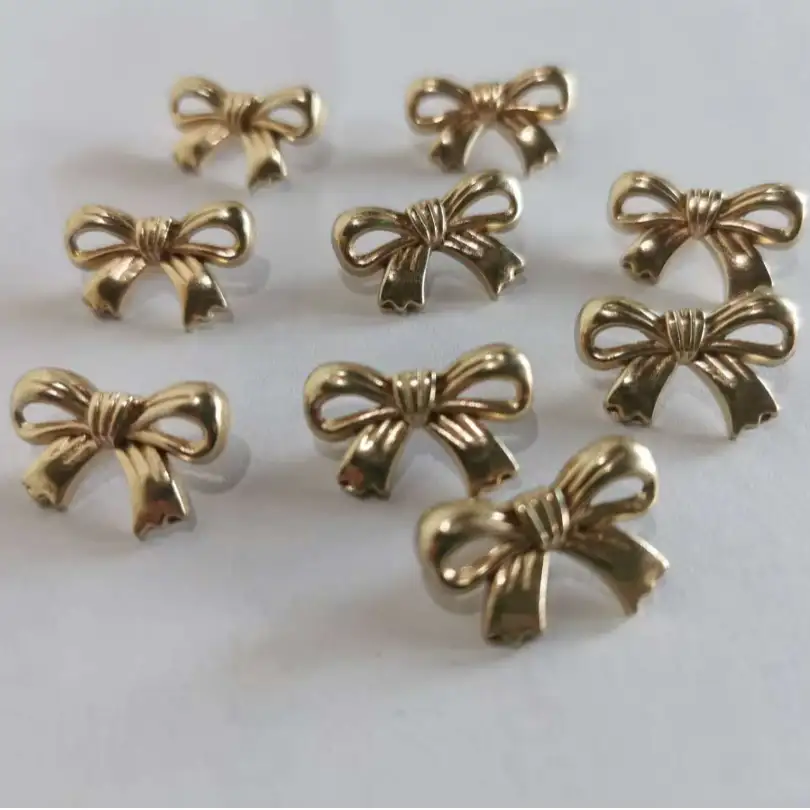golden 1 holes Metal Button for Blouse buy garments accessories in bulk from China wholesaler at wholesale price free worldwide shipping Alibaba